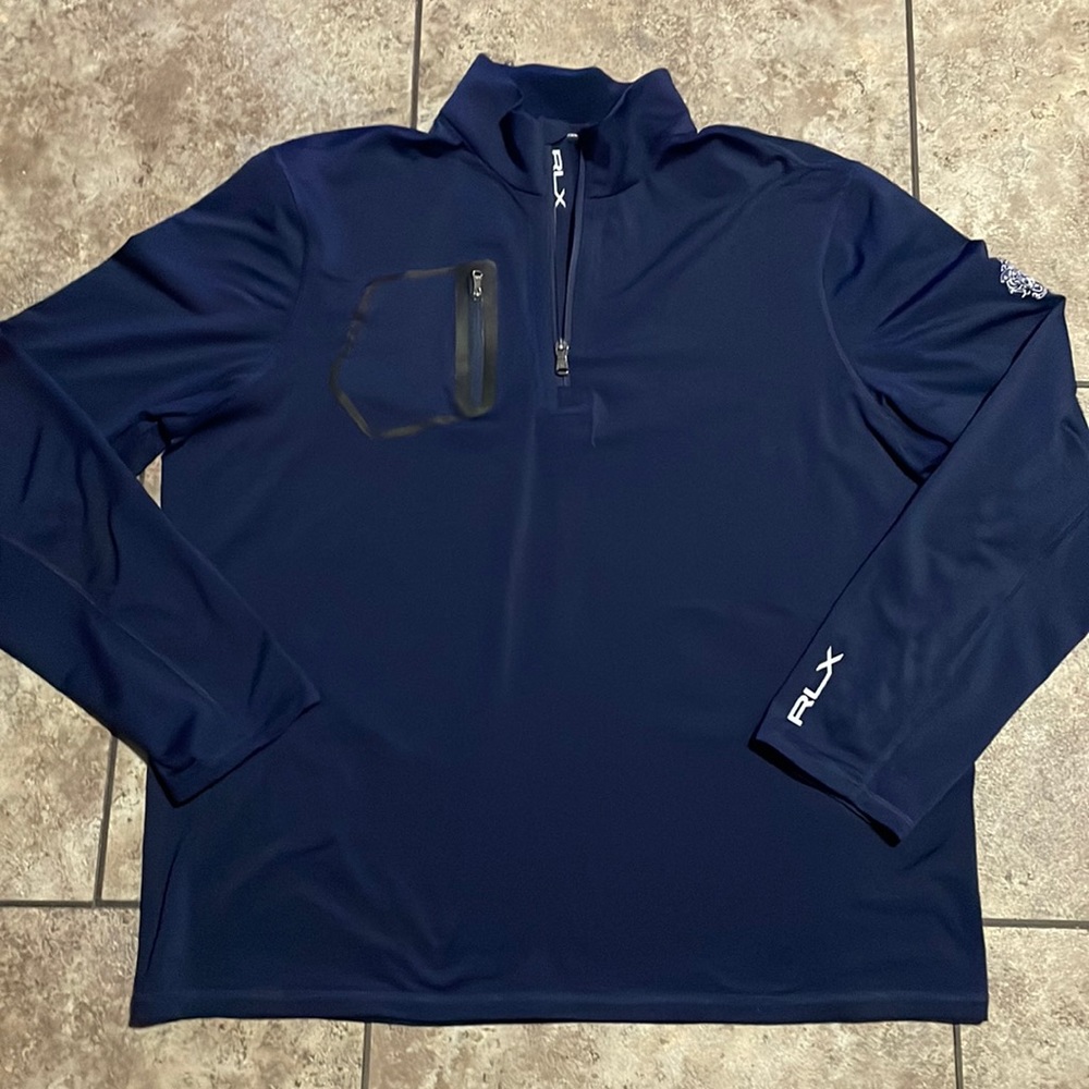 Ralph Lauren Golf pull over brushback Tech Jersey XL